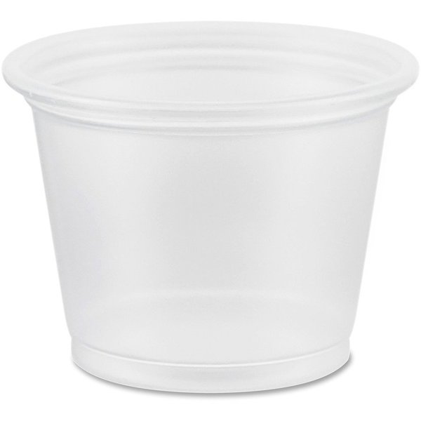 Dart Container Cup, Plastic, Clr, 1Oz 20PK DCC100PC